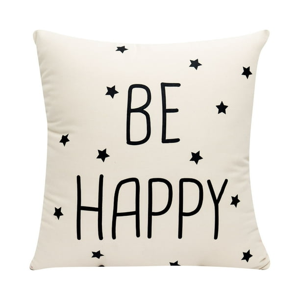 Cojín decorativo Be happy TESSO HOME Be happy; cojín decorativo, para sala o recámra