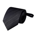 thumbnail image 1 of Corbata Negra Estrecha Para Hombre, Corbata Con Cremallera, Corbata Clásica Para Boda, Banquete, Negocios, Informal, 7 X 47 Cm, 1 of 8