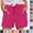#03 Hot Pink, variant on 2026 Trendy Linen Shorts for Women Drawstring Elastic High Waist Gauze Pants Dressy Summer Bermuda Shorts with Pockets, #03 Dark Gray, L