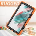 thumbnail image 3 of Timoom Case for Samsung Galaxy Tab A8 10.5 Inch 2022 , Case with Screen Protector Pencil Holder , Hand Strap Shoulder Strap , Kids Shockproof Silicone Rugged Cover Tablet Tab A8, 3 of 7