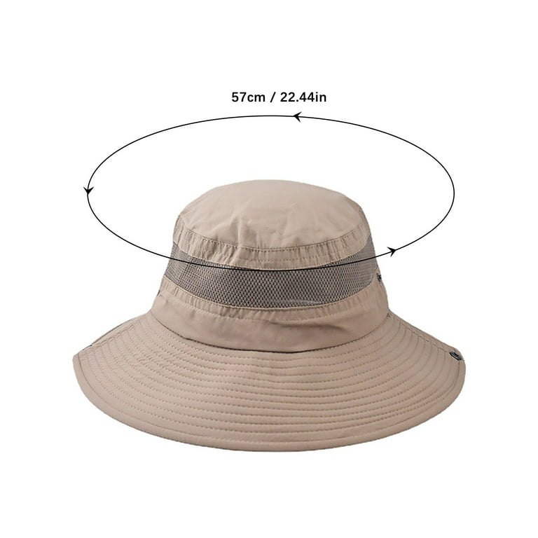 Lojoutye Sun Hat Sun Sunscreen Wide Brim Bucket Hat Waterproof Foldable Mens Hat Run Hat Jungle Hat Women Summer Hats for Women Beach Camping Hats
