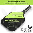 thumbnail image 2 of A11N HyperFeather SE Pickleball Paddles Set of 2 - USAPA Approved | 7.3OZ, Graphite Face & Polymer Core, Cushion Grip | 4 Outdoor Balls and 1 Sling Bag, 2 of 8