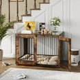 thumbnail image 7 of Dog Crate Furniture, 42.1" L Wooden Dog Kennel for Indoor Use, Stylish Dog Cage End Table for Large/Medium Dogs, Decorative Pet House, Functional and Chic Dog Kennel Furniture, 7 of 7