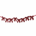 thumbnail image 5 of OKKVV Christmas Red Plaid Bow Banner Garland, Pre‑tied Tartan Bow Hanging Bunting, Reusable Festive Bow String for Fireplace Mantel Wall Tree Xmas Indoor Home Decor, 7.87 in per bow, 5 of 6