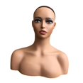 thumbnail image 3 of Bald Mannequin Head Stand, Professional Female Bald Mannequin Head Display Model F, 3 of 9