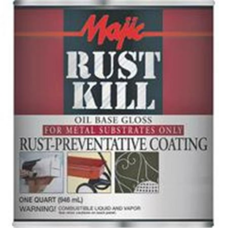 Majic Paints 8-6014-2 Aluminum Rust kill Enamel