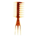 thumbnail image 2 of Peine De Aceite Para El Cabello, Peine De Peluquería Portátil Para Hombres, Peine De Peluquería Con Dientes Grandes Y Anchos, Peine De Peinado Con Mango Largo, ámbar ANGGREK Otros, 2 of 8