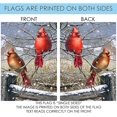 thumbnail image 5 of 1010431 "Blizzard Buddies Winter/Birds" Decorative House Flag, 28" X 40", 5 of 5