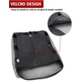 thumbnail image 3 of KBH Center Console Lid Cover Replacement for 2002-2008 Dodge Ram 1500 2500 3500, Leather Skin Upholstery Armrest Lid Covering for Ram 1500 Accessories, Darkgray (Jump Seat Console Only), 3 of 7