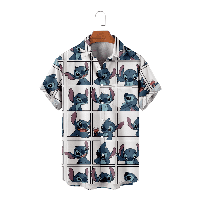 Loli Stitch Delicate Shirt Spread Collar Man Woman Top Adult 3XL 04