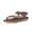 Coffee, variant on Womens Sandals Dressy Flats: Bohemian Summer Comfortable Split Toe Shoes Walking Vacation Gladiator 2026,Coffee,35