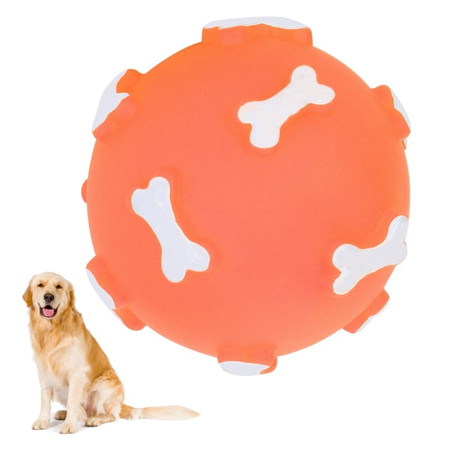 Pelota para Perro, 3,1 Pulgadas, Pelota Chirriante Para Mascotas Masticar, Juguete para Buscar y Jugar, Juguetes para Masticar para Cachorros, HerramientA de Adrenamiento