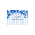thumbnail image 1 of Telón de fondo Cubierta de fondo de cumpleaños rectangular de tela reutilizable exquisita para fiesta Jikaix, 1 of 5