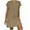 1-Khaki, variant on Women Summer Clothes,Sriper Cotton Linen Midi Long Dress,Fashion Solid Short Sleeve T Shirt Sundress Cotton,Vestidos Beige Para Mujer,Cute Summer Tops,Orange Xl