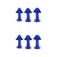 thumbnail image 4 of Riwesomey 3 uds aplicador de boquilla de calafateo herramientas de calafateo de silicona boquilla de sellador calafateo accesorio de boquilla de pistón azul 2piezas Riwesomey CBP123243, 4 of 5