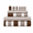 Brown, variant on 8‑Piece Stripe Towel Set - Ultra‑Absorbent Bath Towels, Washcloths & Towels for Spa‑Like Comfort at Home or Hotel – Soft, Durable, and Easy to Clean in Elegant