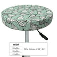 thumbnail image 4 of Honeii Retro Rooster4 Bar Stool Covers – Perfect Fit for 12" to 14" Round Stools, Crease-Resistant, Stretchy, Washable & Dustproof Seat Slipcovers-12 inch, 4 of 7