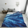 thumbnail image 5 of Honeii Beautiful Ocean Dolphin Print Fleece Blanket - Throw Blanket for Bed, Sofa, Couch, Camping, and Travel , Microplush Ultra Soft Warm Blanket-60"x50", 5 of 7