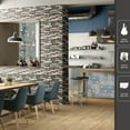 thumbnail image 3 of Art3d Peel and Stick Backsplash Tile Brown Mix Wall Tile 12 in. x 12 in. (6-Pack), 3 of 7