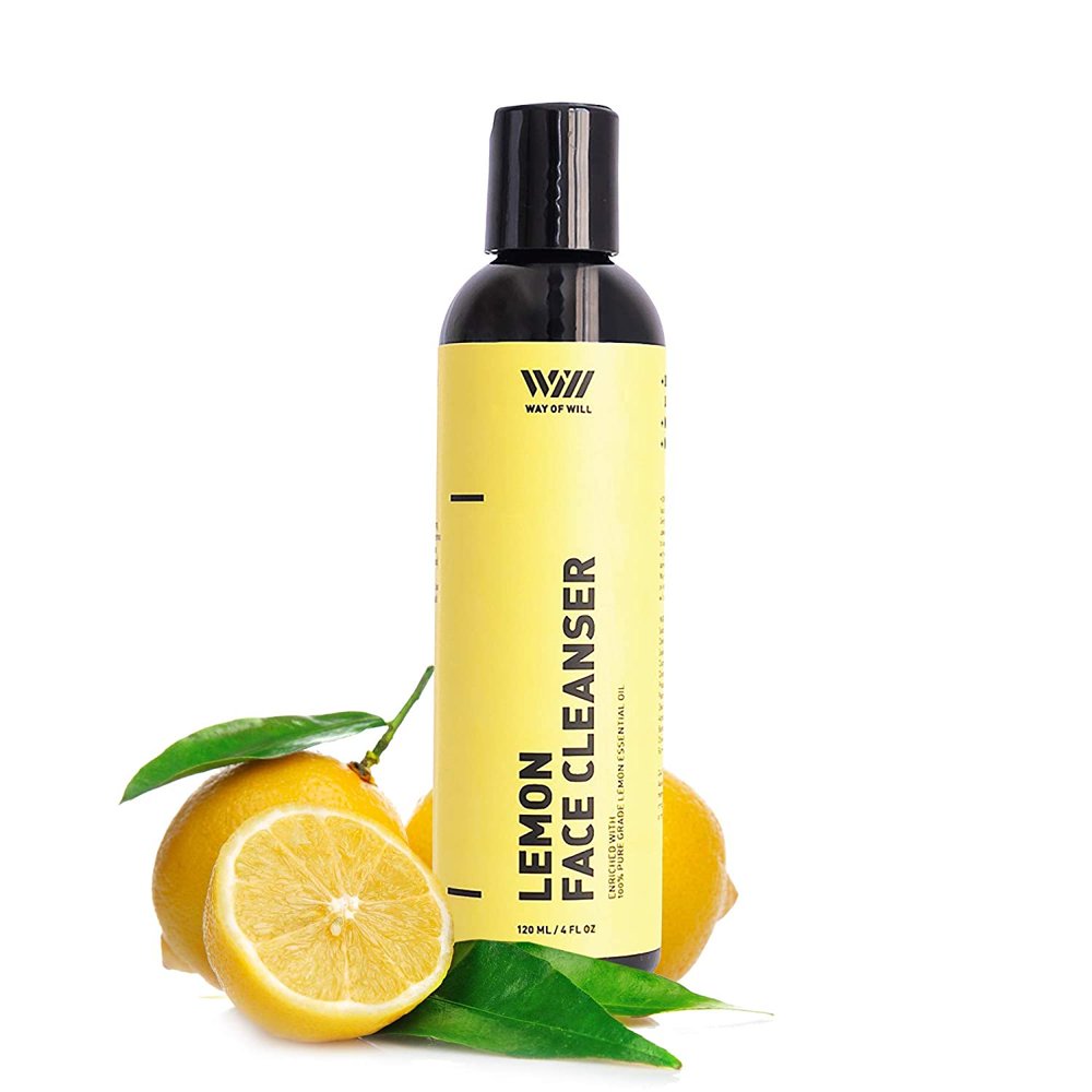 Lemon Face Cleanser, Moisturizing Face Wash for Women and Men, Gentle