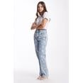 thumbnail image 3 of Jeans Wide Leg mariposas /Juvenil, 6542, (Mezclill claro) azul 5, 3 of 3