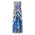thumbnail image 3 of WILLBEST Vestidos de Verano 2025 para Mujer, Vestido Informal sin Mangas con Cuello En V, Holgado, Estilo Bohemio, para Playa, Largo, con Bolsillos Mediana​​, 3 of 3