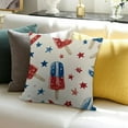 thumbnail image 3 of BANET Pillow Covers , Red Blue Decor Throw Pillows Pillowcase Summer Outdoor Decorations Farmhouse Cushion Case for Couch Home White, 3 of 5