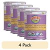 (4 pack) Earth's Best Organic Sensitivity Powder Baby Formula with Iron DHA & ARA, 32 oz Canister