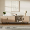 thumbnail image 4 of Modern Entertainment Center For Up To 80"TV, TV Stand With Storage Cabinet For Living Room, Bedroom, Oak, 4 of 7