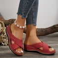 thumbnail image 5 of Womens Orthopedic Sandals Orthotic Arch Support Slip On Sandals Breathable Casual Summer Shoes, 5 of 9