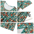 thumbnail image 5 of UVN Summer Dresses for Women Boho Floral Print Midi Dresses Casual Short Sleeve U Neck Beach Sundress with Pockets, 5 of 9