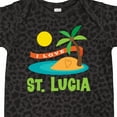 thumbnail image 4 of Inktastic I Love St Lucia Boys or Girls Baby Bodysuit, 4 of 5