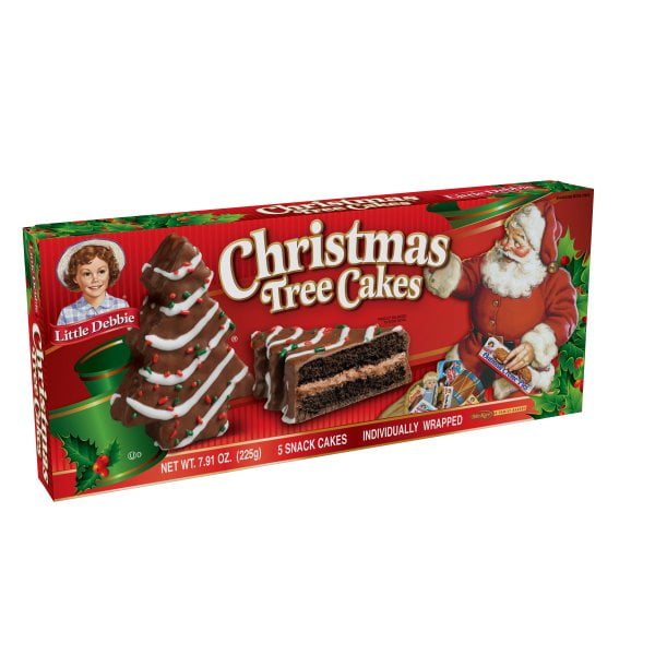 Little Debbie Family Pack Christmas Tree Cakes Chocolate
