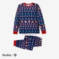 thumbnail image 2 of Paw Patrol Family Christmas Matching Pajamas for Men 2 Piece Long Sleeve Top and Pants Sets with Christmas Socks Men XXL, 2 of 8