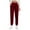 Wine, variant on Dagugfen Womens Jogger Full Length Pants Elastic Waist Soft Comfy Running Pants Outdoor Wear Casual Sports Pants for Women