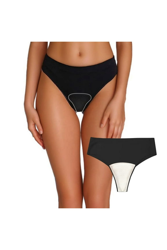 Camel Toe Cover Thong Camel Toe Proof Underwear CamelToe Hider Built in Latex Cover to Hide Feminine Lines-2PACKThe size is one size smaller