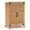 Natural, variant on Mcombo Small Outdoor Wood Storage Cabinet, Outside Tools Cabinet (24.6" x 18.3" x 38.2" ) 0985CR