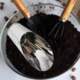 thumbnail image 3 of MasteelfCA Stainless Steel Gardening Scoop Handheld Scoop Vegetable Plant Planting Tool, 3 of 8