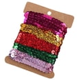 thumbnail image 1 of Visland 1 Roll Sequin Trim Glossy Cuttable 10 Yard Sewing Crafts Sequin DIY Ribbon Cloth Accessory, 1 of 1
