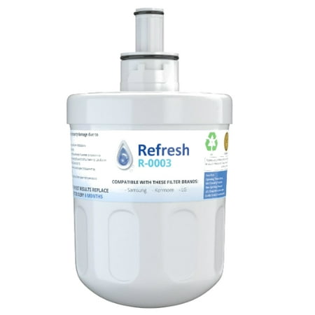 Replacement For Samsung RFG237AARS Refrigerator Water Filter - by Refresh