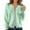 Green, variant on Plus Size Women's Floral Long Sleeve Casual Short Jacket Comfortable And Stylish Outerwear For Every Occasion winter coats for women