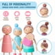 thumbnail image 3 of Juego de 7 muñecos familiares de madera con forma de frijol gigante para niños a partir de 3 años, 3 of 9