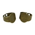 thumbnail image 4 of lionlar 10 Pieces Bezel Adjustable Base Tray Blank Bases Setting DIY Findings. Bronze, 4 of 9