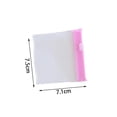 thumbnail image 6 of 3PC Reusable Zippered Pill Pouch with Slide Lock Travel Pill Case for Medicine, Qtips & Small Items Compact Pill Bags for Trave Pink, 6 of 10