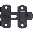 thumbnail image 5 of Pestillos para puertas de granero, acero inoxidable negro mate de 2,75" x 2,02", 5 of 5