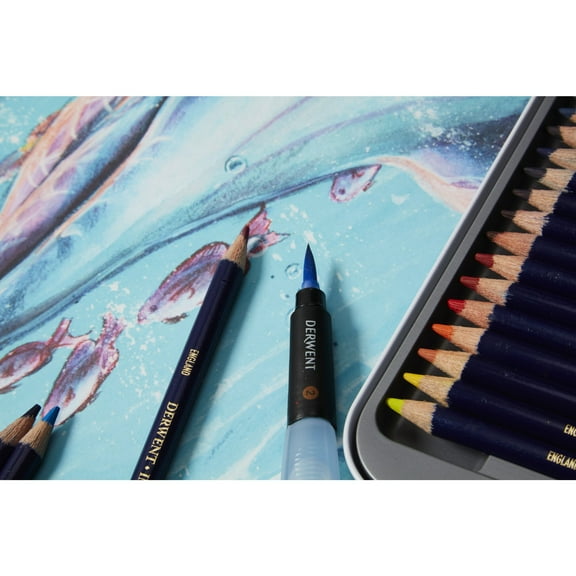 Derwent Inktense Pencil 6-Color Set