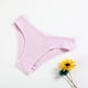 thumbnail image 1 of Braguitas de algodón con forma de V para mujer, con rosca, de color sólido europeo y americano, de cintura baja, transpirables, de doble capa, para niñas, 1 of 6