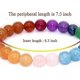 thumbnail image 3 of Natural Gemstone Bracelet 7.5 In Stretch Gems Stones 8mm (0.31") Round | Beads Healing Crystals Quartz | Chakra Bracelet | Y2K | Bracelets for Women M, 3 of 4