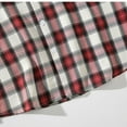 thumbnail image 5 of Short Sleeve Shirts for Men M-5X Big & Tall Plaid Printed Tshirts Shirt Plus Size with Pockets Lightweight Button-Down Collared Tees Tops on Clearance, 5 of 7