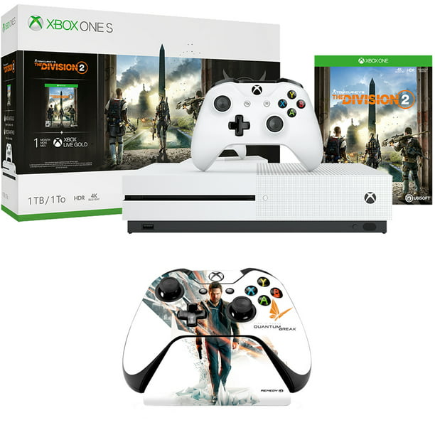 make it flat Admin how Microsoft Xbox One S Bundle 1 TB Console with Tom Clancy's The Division 2  (234-00872) + XBOX ONE Official Quantum Break Controller Stand - Walmart.com